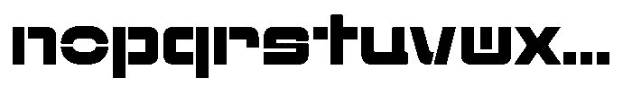 Xtriox Extra Bold Font LOWERCASE