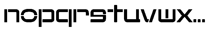 Xtriox Medium Font LOWERCASE