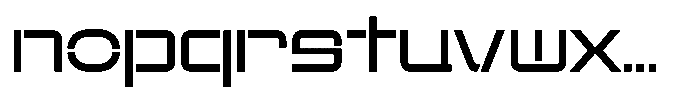 Xtriox Regular Font LOWERCASE