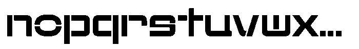 Xtriox Semi Bold Font LOWERCASE