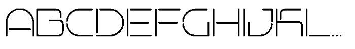 Xtriox Thin Font UPPERCASE
