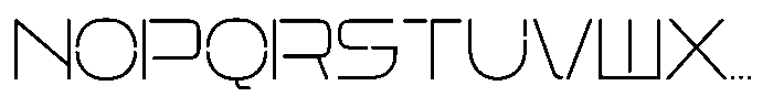 Xtriox Thin Font UPPERCASE