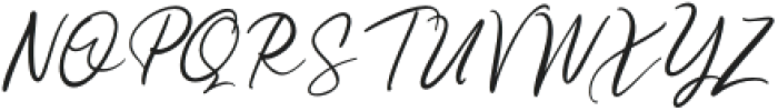 XupelineScript-Regular otf (400) Font UPPERCASE