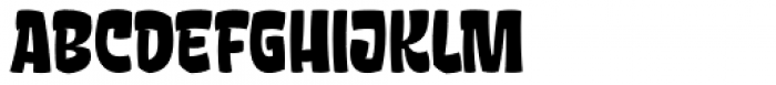 Xunga Condensed Middle Font UPPERCASE
