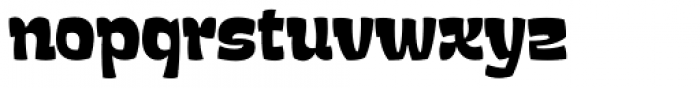 Xunga Regular Top Font LOWERCASE