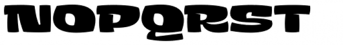 Xunga Ultra Expanded Middle Font UPPERCASE