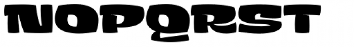 Xunga Ultra Expanded Top Font UPPERCASE