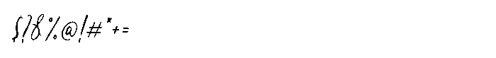 Xupeline Script Font OTHER CHARS