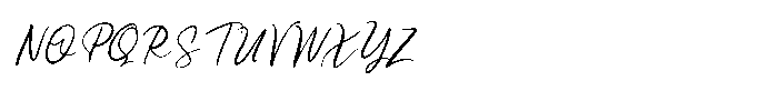 Xupeline Script Font UPPERCASE