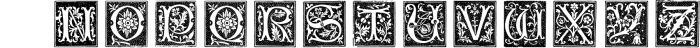 XVI Century Shaw Woodcuts Font UPPERCASE