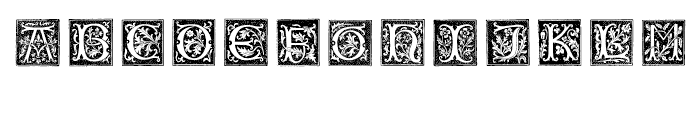 XVI Century Shaw Woodcuts Regular Font LOWERCASE