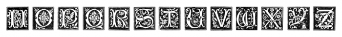XVI Century Shaw Woodcuts Regular Font UPPERCASE