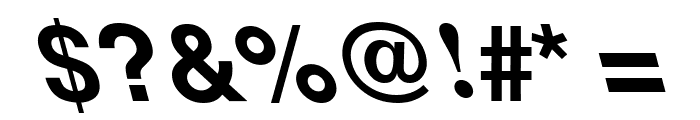 XW Zar Bold Italic Font OTHER CHARS