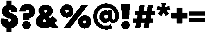 XXII Modulaire Black otf (900) Font OTHER CHARS