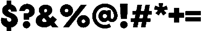 XXII Modulaire ExtraBold otf (700) Font OTHER CHARS