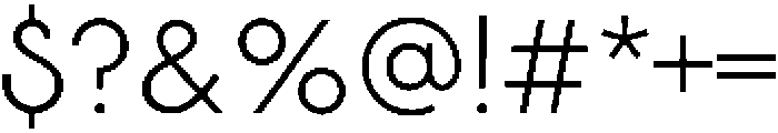 XXII Modulaire Light otf (300) Font OTHER CHARS