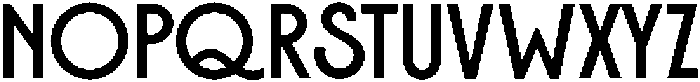 XXII Modulaire Regular otf (400) Font UPPERCASE