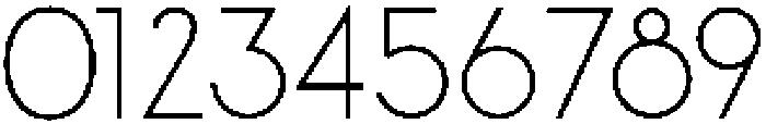 XXII Modulaire Thin otf (100) Font OTHER CHARS