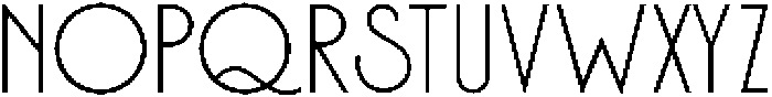 XXII Modulaire Thin otf (100) Font LOWERCASE