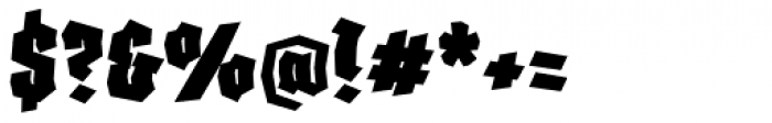 XXII BLASPHEMA Black Condensed Font OTHER CHARS