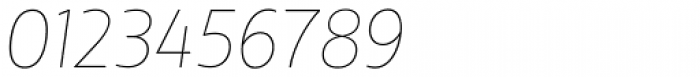XXII Centar ExtraThin Italic Font OTHER CHARS