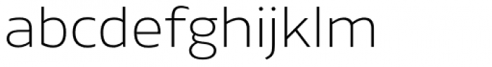 XXII Centar Thin Ext Font LOWERCASE