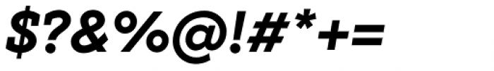 XXII Geom Slab Bold Italic Font OTHER CHARS