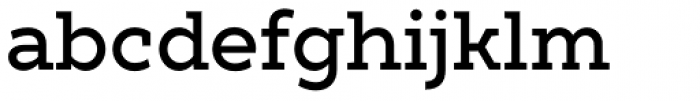 XXII Geom Slab Medium Font LOWERCASE