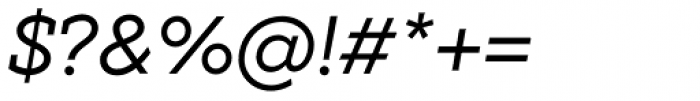 XXII Geom Slab Regular Italic Font OTHER CHARS