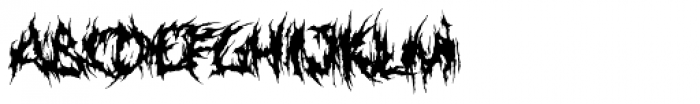 XXII GoreGrinder Font LOWERCASE