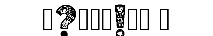 Xyros Regular Font OTHER CHARS