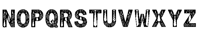 Xyvron Regular Font UPPERCASE