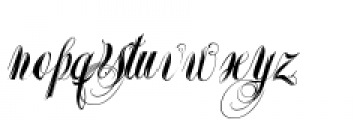 Xylo Script Font LOWERCASE
