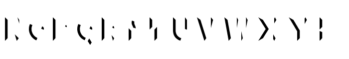 XylitolLeft-Regular Font LOWERCASE