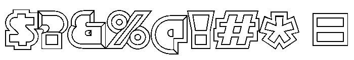 XylitolOutline-Regular1 Font OTHER CHARS