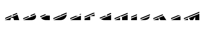 XylitolStripe-Regular Font LOWERCASE