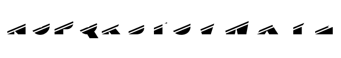 XylitolStripe-Regular Font LOWERCASE