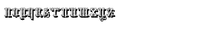 Xyla Shadow Font LOWERCASE