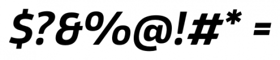 Xyngia Demi Bold Italic Font OTHER CHARS