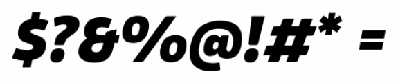 Xyngia Extra Bold Italic Font OTHER CHARS