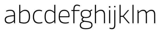 Xyngia Extra Light Font LOWERCASE