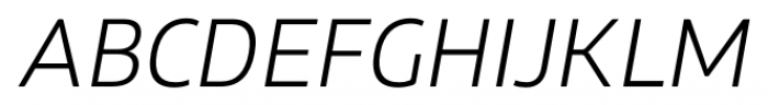 Xyngia Light Italic Font UPPERCASE