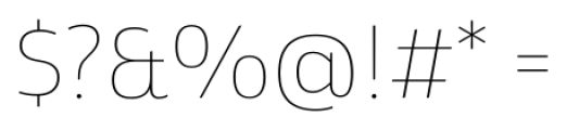 Xyngia Ultra Thin Font OTHER CHARS