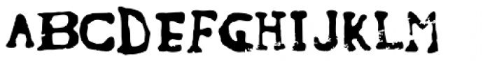 Xylograph Font LOWERCASE