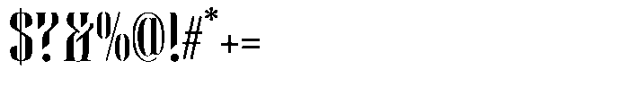Xylver PRO Font OTHER CHARS