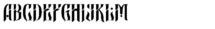 Xylver PRO Font UPPERCASE