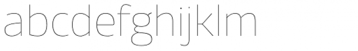 Xyngia Hairline Font LOWERCASE