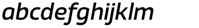 Xyngia Medium Italic Font LOWERCASE