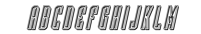 Y-Files Engraved Italic Font LOWERCASE