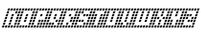 Y-Grid Italic Font LOWERCASE